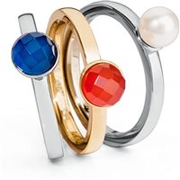 Anello Brosway Donna Tring Segno Zodiacale in Acciaio VERGINE-20 - VERGINE-12